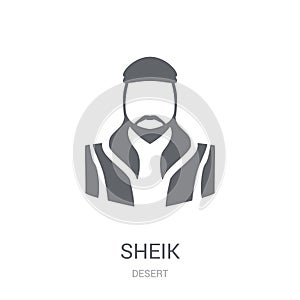 Sheik icon. Trendy Sheik logo concept on white background from D