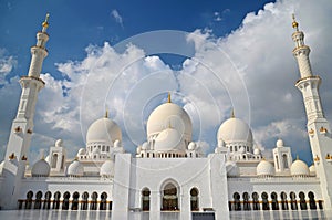 Sheik Zayed Grand Mosque in Abu Dhabi