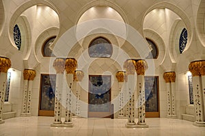 Sheik Zayed Grand Mosque in Abu Dhabi