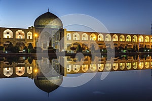 Sheikh lotf allah mosque in Isfahan Iran