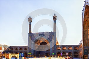 Sheikh Lotfollah Mosque as seen from the inner court.