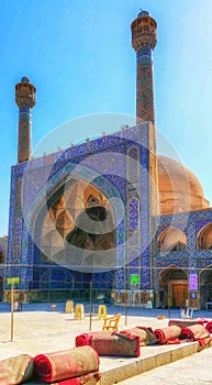 Sheikh Lotfollah Mosque as seen from the inner court.