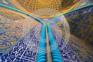 Sheikh Lotfollah Mosque in Esfahan, Iran