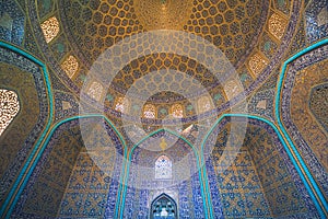 Sheikh Lotfollah Mosque in Esfahan, Iran