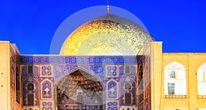 Sheikh Lotfollah mosque in Isfahan, Iran