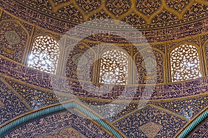 Sheikh Lotfollah Mosque in Isfahan, Iran