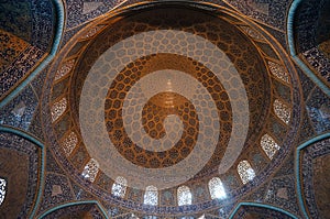 Sheikh Lotfollah Mosque in Isfahan, Iran.