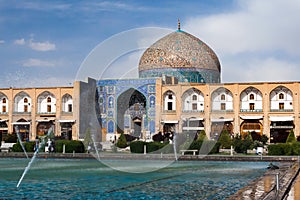 Sheikh Lotfollah Mosque at Naqsh-e Jahan Square.