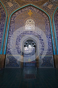 Sheikh Lutfollah Mosque in Isfahan, Iran.