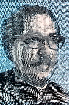 Sheikh Mujibur Rahman a portrait