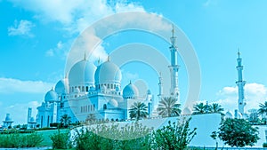 Sheikh Zayed Grand Mosque in Abu Dhabi