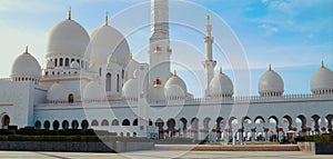 Sheikh Zayed Grand Mosque in Abu Dhabi