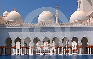 Sheikh Zayed Grand Mosque in Abu Dhabi