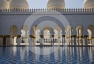 Sheikh Zayed Grand Mosque in Abu Dhabi