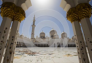 Sheikh Zayed Grand Mosque in Abu Dhabi