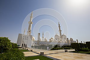 Sheikh Zayed Grand Mosque in Abu Dhabi