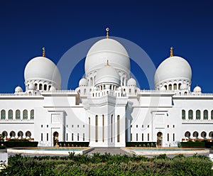 Sheikh Zayed Grand Mosque, Abu Dhabi is the largest in the UAE