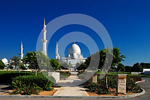 Sheikh Zayed Grand Mosque, Abu Dhabi is the largest in the UAE