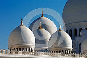 Sheikh Zayed Grand Mosque, Abu Dhabi is the largest in the UAE