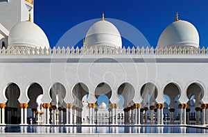 Sheikh Zayed Grand Mosque, Abu Dhabi is the largest in the UAE