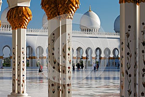 Sheikh Zayed Grand Mosque, Abu Dhabi is the largest in the UAE