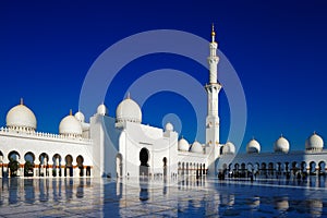 Sheikh Zayed Grand Mosque, Abu Dhabi is the largest in the UAE