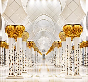 Sheikh Zayed Grand Mosque, Abu Dhabi is the largest in the UAE photo