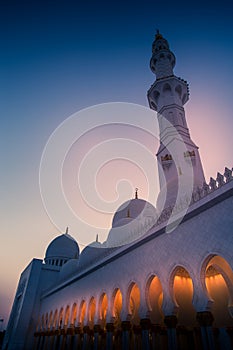 The Sheikh Zayed Grand Mosque, Abu Dhabi, UAE