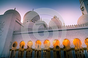 The Sheikh Zayed Grand Mosque, Abu Dhabi, UAE