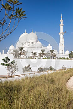 Sheikh Zayed Grand Mosque in Abu-Dhabi, United Arab Emirates