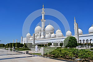 Sheikh Zayed Grand Mosque, Abu Dhabi, United Arab Emirates