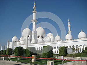 Sheikh Zayed Grand Mosque in Abudhabi