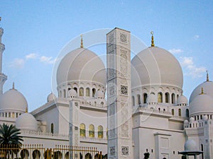 Sheikh Zayed Grand Mosque is located in Abu Dhabi, the capital city of the United Arab Emirates.