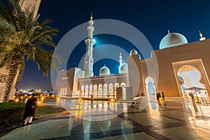 Sheikh Zayed Mosque in Abu Dabi