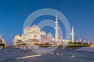 Sheikh Zayed Mosque in Abu Dabi