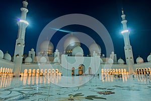 Sheikh Zayed Mosque in Abu Dabi