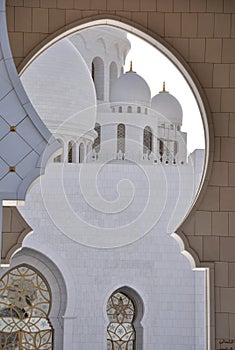 Sheikh Zayed Mosque in Abu Dhabi photo