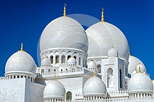 Sheikh Zayed Mosque in Abu Dhabi