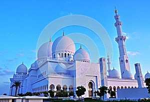 Sheikh zayed mosque, abu dhabi, uae, middle east