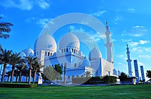 Sheikh zayed mosque, abu dhabi, uae, middle east