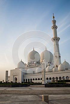 Sheikh Zayed Mosque at Abu-Dhabi, UAE, Uniter Arab Emirates