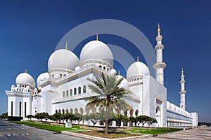 Sheikh Zayed mosque in Abu Dhabi, United Arab Emirates, Middle East