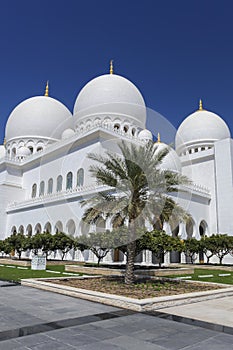 Sheikh Zayed mosque in Abu Dhabi, United Arab Emirates, Middle East