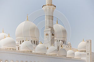 Sheikh Zayed Mosque, The Great Marble Grand Mosque at Abu Dhabi, UAE