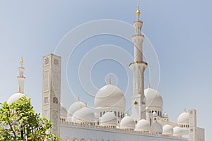 Sheikh Zayed Mosque, The Great Marble Grand Mosque at Abu Dhabi, UAE