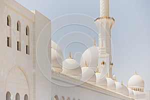 Sheikh Zayed Mosque, The Great Marble Grand Mosque at Abu Dhabi, UAE