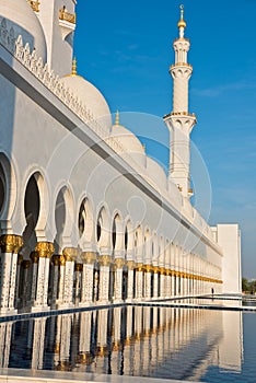 Sheikh Zayed White Mosque in Abu Dhabi, UAE
