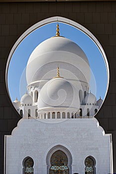 Sheikh Zayed White Mosque detail