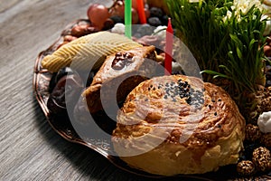 Shekerbura, pakhlava and gogal pastry