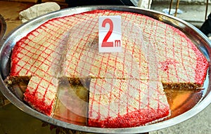 Sheki Halva on the market. Azerbaijan